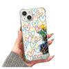 Estilo Ins Espelho Coração Capa para iPhone 15 para Apple 14promax Espelho de Maquiagem 13 Resistente a Quedas Novo