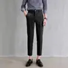 Populares Comércio Exterior Verão Novo Masculino Slim Fit Casual Cropped Calças Estilo Coreano Versátil Tendência Calças