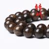 Cast Ming comércio pedra bronze natural contas soltas bronze cinza meteorito contas redondas pulseira joias com contas acessórios atacado