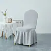 Funda Gruesa Nueva para Silla de Hotel Silla de Comedor para el Hogar Silla Curva Funda para Asiento Funda Universal para Taburete