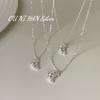 Oni Han S925 Sterling Silver Estilo Coreano Moda Simples All-match Cornage Clavícula Cadeia Temperamento Feminino Estilo Frio High-end Sense