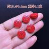 Accesorios Naturales de Arena Roja de Alto Contenido con Caracteres de Doble Felicidad, Ocho Trigramas, Mantra Auspicioso de Seis Palabras, Pulseras de Cinabrio para Hombres y Mujeres al por Mayor