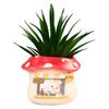 Casa de Chá Cartoon Criativa Plantas em Vasos de Animais Vasos de Flores Suculentas Jardinagem Doméstica Decoração de Mesa de Estudante Enfeites Presentes de Resina