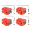 Piezas de Impresora 3D Versión Mejorada Ensamblaje de Boquilla de Limpieza de Doble Cabezal Compatible con Modelos Bambu Lab X1/P1 Universal