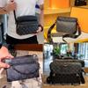 26 Años m L Bolso para Hombre, Bolso para Mujer, Bolso Cruzado de un Solo Hombro, Bolso para Cámara Tres en Uno, Bolso de Mano, Cuero Genuino, Versátil, Retro