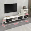 Mesa de Centro Combinación Gabinete de TV Extensible De Pie Madera Maciza Hogar Apartamento Pequeño Sala de Estar Moderna Simple Patas de Madera Maciza Gabinete de TV