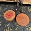Entrega Montanha Longhu Montanha Taishanglaojun Bolsa Qian Bagua Borda de Seda Prateada Inlaid Pingente Pingente Artesanato de Estrada Suprimentos