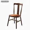 Silla de Comedor Estilo Americano, Silla de Madera con Respaldo Suave, Silla Individual Retro Francesa, Silla de Ocio, Estilo Mid-Century de Diseñador Uso Doméstico