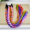 Trenzas de Color Degradado, Accesorios para la Cabeza Coloridos, Piezas de Cabello de Seda de Alta Temperatura Transfronterizas, Accesorios para el Cabello de Niños, Suministro al por Mayor para Tiendas de Un Yuan y Dos Yuanes