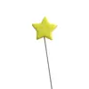 Adornos Decorativos para Pastel de Cumpleaños Infantiles Serie Estrella Pequeña Estrella de Cinco Puntas Accesorios Decorativos para Pastel de Enchufe
