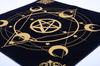 Baralho de Tarot Dourado Waite Carta de Tarot Tarot Impressão Colorida Carta de Tarot PVC Impermeável Jogo de Mesa de Tarot Toalha de Mesa