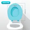Capas de assento de vaso sanitário de espuma, anéis de vaso sanitário de espuma macia, atacado, estilo antigo, espessados, espuma macia, azul e branco, capas de assento de vaso sanitário macias