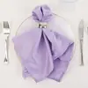 Guardanapo de cetim fosco, guardanapo dobrado, pano de limpeza de copos, banquete de casamento de hotel, guardanapo quadrado pequeno decorativo estilo americano