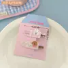 Grampo de Cabelo de Tecido Retro Estilo Coreano, Acessório de Cabelo Versátil com Clipe Lateral, Sensação Doce e de Alto Padrão, Presilha BB para Rabo de Cavalo