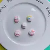 Accesorios de Resina DIY de Dibujos Animados Joyería Bola de Arroz Gatito Pegamento de Crema Pasador Hecho a Mano Funda para Teléfono Móvil Hebilla de Zapato Accesorios Lote