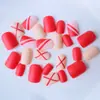 Piezas de Arte para Uñas de Comercio Exterior Más Vendidas en Otoño e Invierno, Cuadros Burdeos Estilo Ins Europeo y Americano Uñas Cuadradas Cortas Portátiles Venta al por Mayor