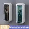Soporte Giratorio Personalizado para Palillos Estante de Almacenamiento de Utensilios de Cocina Cucharas, Estante de Palillos con Drenaje Montado en Pared Sin Taladro Caja de Almacenamiento