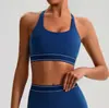 Top de tirantes de yoga ajustado transfronterizo europeo y americano, sujetador deportivo a prueba de impactos, ropa para Pilates, correr, fitness al aire libre para mujer 2231