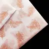 17g Papel Copia Oro Rosa Papel Fino Fabricante Metálico Papel Sydney Lunares Rayas Impresión Papel de Envoltura Venta al Por Mayor