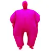 Disfraz Inflable Blanco de Silicona para Halloween Accesorios de Performance Transfronterizos Fiesta Máscara Divertida Muñeco Inflable Disfraz Personalización