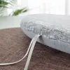 Cojín de Espuma Viscoelástica de Cáñamo Cojín General para Silla de Oficina Cuatro Estaciones Cojín para Taburete Antideslizante Cojín para Estudiantes Cojín para Silla de Comedor