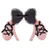 Faixa de Cabelo Melody para Mulheres, Série Fofa de Laço Escuro, Acessórios de Cabelo Sanrio, Grampos de Cabelo, Acessórios de Cabeça para Festa e Performance