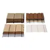Paneles Colgantes para Aleros Exteriores Anticorrosivos PVC Forma de Ola Tablas de Alero Renovación de Casas Viejas Techo Exterior Paneles Decorativos