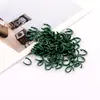 Accesorios para Joyería DIY 1.2*8mm Metal Pintura de Colores Anillo de Conexión de Círculo Único con Material Hecho a Mano Anillo Abierto