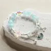 Explosões Super Fada Mori Cristal Lua Pulseira Feminina Design de Nicho Estudante Joker Cor Doce Pulseira de Namorada