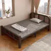 Cama plegable de hierro duradera para oficina, dormitorio, empresa, uso doméstico, cama sencilla para viviendas de alquiler, cama exterior, cama plegable para siesta