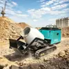 Tanque Misturador de Argamassa para Engenharia de Exportação Transfronteiriça Pequeno Misturador de Cimento com Esteira Caminhão Misturador para Canteiro de Obras Residencial