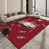 Alfombra Moderna Estilo Ins Oso Violento Sala de Estar Mesa de Centro Dormitorio Alfombra de Terciopelo de Cristal Completo Absorbe Agua, Antideslizante y Fácil de Limpiar