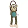 Popular Juguete de Peluche para Mascotas de Amazon, Cuerda de Algodón, Resistente a Mordidas, Alivia el Aburrimiento, Juguete de Peluche para Perro, Suministros para Mascotas, Animales Perro