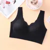 Sin costuras, hipoalergénico, efecto lifting antigravedad, diseño de espalda invisible, sujetador para mujer sin aros, escote en V, soporte suave, transpirable y cómodo