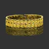 Venda direta da fábrica pulseira masculina quente e dominadora personalidade europeia e americana tendência hip-hop pulseira larga pulseira
