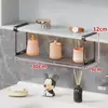 Gabinete de Espejo para Baño Caja de Almacenamiento Estantes Interiores del Gabinete del Baño Organizador Colgante de Cosméticos Divisor en Capas Gadget