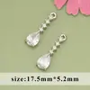 Pendente de anel pequeno fresco requintado banhado a ouro real 18k com zircônia branca incrustada acessórios semiacabados para brincos DIY colar