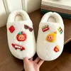 Chinelos de Algodão Infantis para Meninos e Meninas, Novo Estilo Inverno 2026, Para Casa, Bebê, Crianças, Meninos, Casa, Chinelos Felpudos