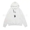 Sudadera Gila Transfronteriza Mm6 con Letras de Cinta Digital Estampado de Pareja Holgada Casual Unisex con Capucha
