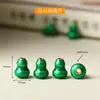 Contas Espaçadoras Vazadas de Latão Tradicionais de Ano Novo Acessórios para Pulseira DIY Feitos à Mão Anéis Espaçadores para Pulseira com Furo Passante Acessórios de Liga