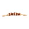 Nuevo rodillo de madera de loto de dos colores para masaje manual de cintura, hombro y cuello, masajeador corporal de meridianos para el hogar, venta al por mayor de fábrica