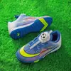 Zapatos de fútbol TF para niños con tacos giratorios para niños y niñas, zapatos de entrenamiento y competición para estudiantes, zapatos deportivos para jóvenes, Jinjiang
