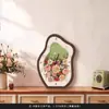 Relógio de Mesa Estilo Madeira Vintage, Relógio de Mesa, Relógio de Parede para Sala de Estar, Decoração de Relógio Retrô, Pendente de Parede de Nicho