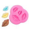 Nuevos labios rojos beso DIY herramientas de horneado boca silicona flip azúcar herramientas de decoración de pasteles pastel de chocolate