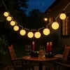 Luzes de Fio de Lâmpada Retro LED Luzes de Fio para Exterior Impermeável Decoração de Atmosfera Luz Solar de Natal Fio de Luzes Retro G50 Fio de Luzes para Acampamento