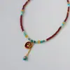Nuevo Collar de Esmalte Elegante y Versátil con un Toque Lujoso y Sofisticado, Exquisita Joyería de Cadena para Clavícula para Mujeres