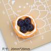 Pastel de simulación de comida y juego de dibujos animados, crema de pegamento, accesorios creativos, hebilla de zapato, material de resina, accesorios de bricolaje, joyería, horquilla