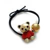 Corea del Sur Dongdaemun nuevo anillo de pelo de oso red de pelo rojo cuerda de goma elástica alta cuerda de pelo accesorios para el cabello coreanos al por mayor