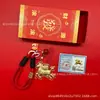 Nuevo Modelo 999 Oro Puro Colgante de Bolso Caballo de la Fortuna con Diseño de Lingote, Adecuado para el Año del Caballo, Regalos de Negocio y Souvenirs