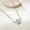 Tiktok El Más Vendido Top Diez Collar Magnético de Estrella Tridimensional Importado Diseño Completo de Diamante Cadena Versátil Simple para la Clavícula